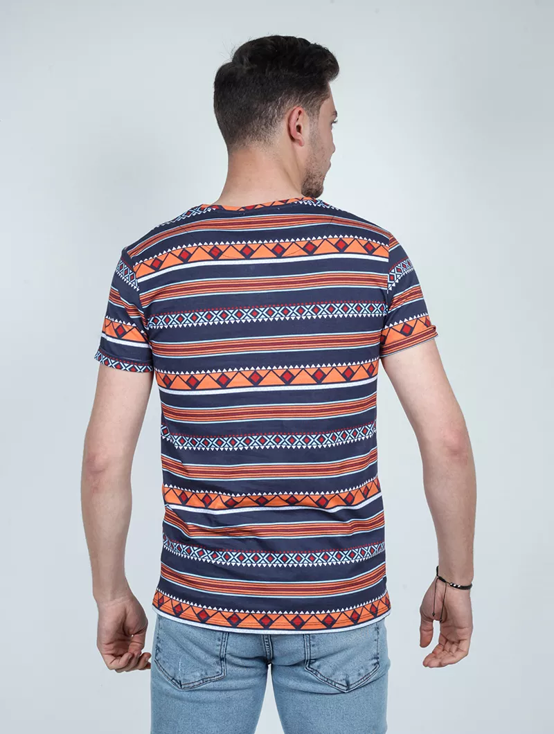 Tee Shirt imprimé géometrique